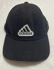 Adidas Hat Cap Trefoil Logo Snapback Adjustable Back Black Baseball Trucker