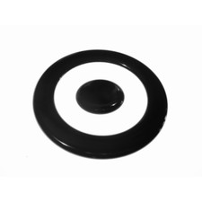 Piattello spartifiamma tripla corona  Ilve nero lucido