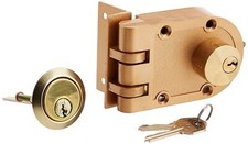 Rocky Mountain Goods Jimmy Proof Lock Deadbolt Lock - Heavy Duty Safety Deadb...