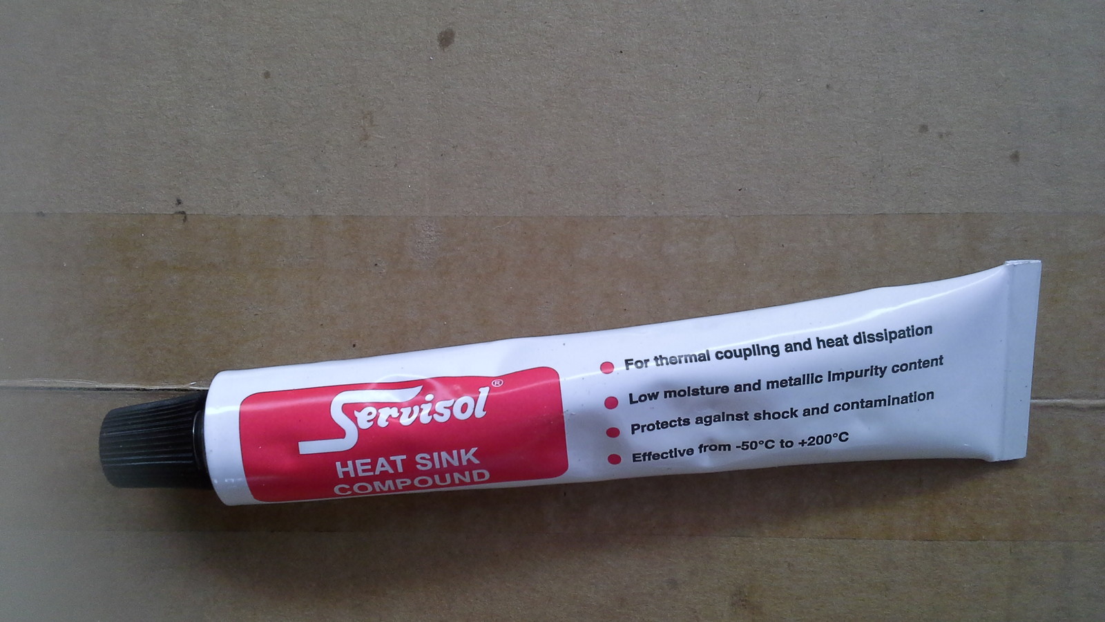 Servisol Heatsink Compound Paste Cpu Pc Computer Cooling 25g Value Tube