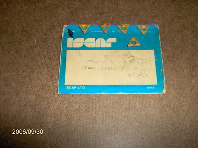 TPMM 110204 E, GR: IC685,  ''ISCAR''  TURNING/BORING   INSERTS,   5 PCS.  