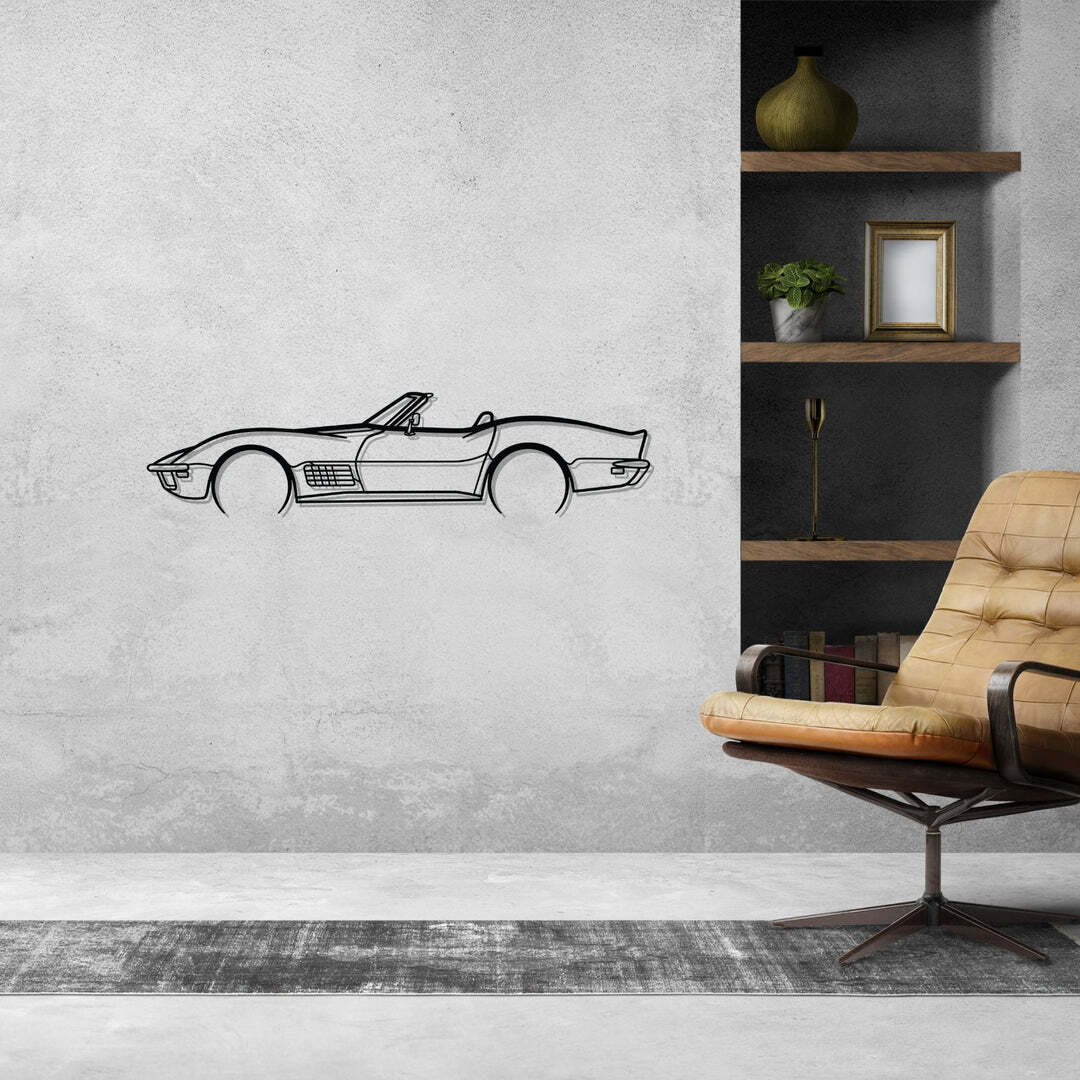 71 convertible Detailed Acrylic Silhouette Wall Art ( Made In USA )