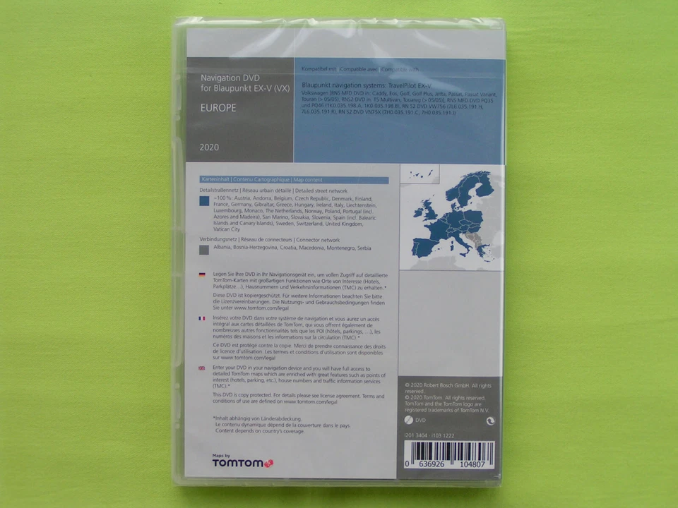 NEU NAVIGATION EX-V VX EUROPA 2020 VW RNS MFD 2 DVD RN S2 T5 TOUAREG PASSAT 3C - Bild 2 von 4