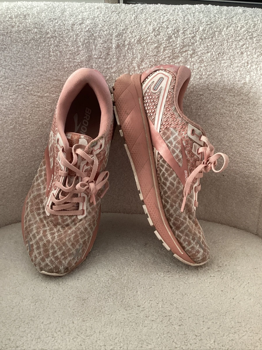 Brooks Ghost 14 Women’s Sz 9 Running Shoes 1203561B265 Pink Leopard