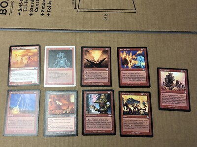 Magic the Gathering 9 Different Red Cards EDH Staples MTG We Combine On  Shipping