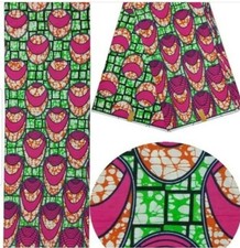 6 yards African Wax Print. Colorful wax Collection 100 Cotton