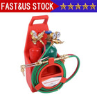 Portable Professional Oxygen Acetylene Oxy Welding Cutting Weld Torch Tank Kit