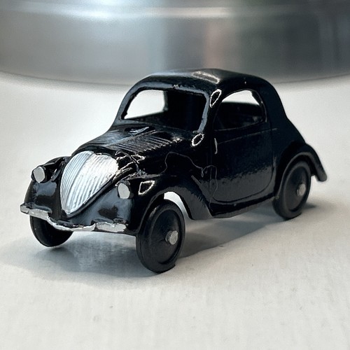 Modelos copia PP vintage 1939-49 francés Dinky 35a Simca 5 negro 1:50 en caja - Imagen 4 de 22