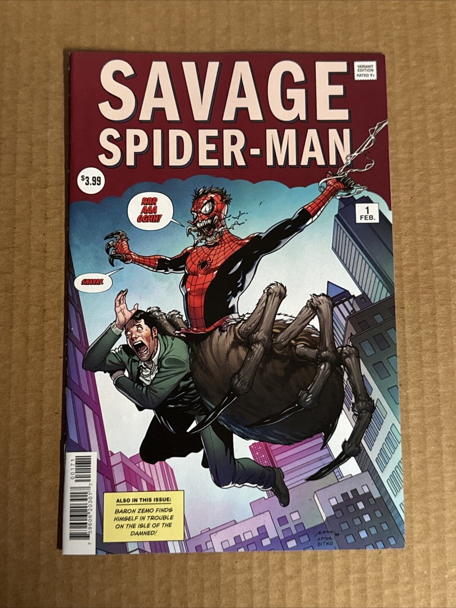 SAVAGE SPIDER-MAN #1 HOMAGE VARIANT FIRST PRINT MARVEL COMICS