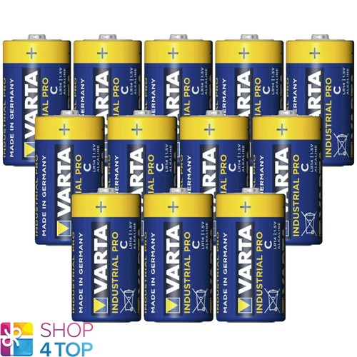 12 VARTA INDUSTRIAL PRO C LR14 ALKALINE BATTERIES 1.5V BABY R14 7800 mAh E93 NEW eBay