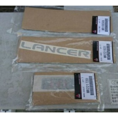 Mitsubishi Lancer Evolution EVO3 CE9A Heck Aufkleber Emblem 3 Set Original JD...