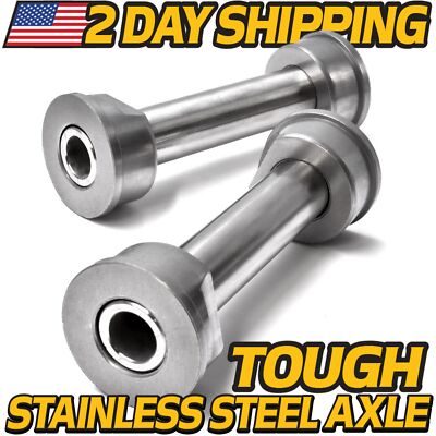 2Kits) Stainless Steel Axle Upgrade Kit fits Husqvarna 585995401
