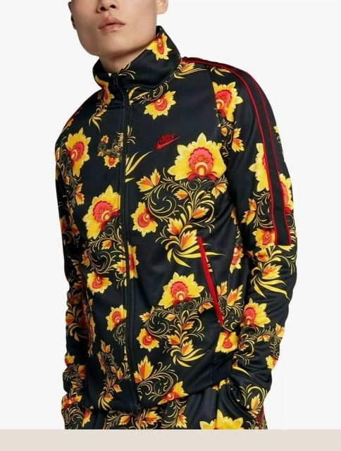 nike floral track jacket