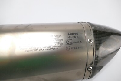 Akrapovic M-HR065 for KTM 790 Duke 2019 - Muffler Exhaust A275E | eBay