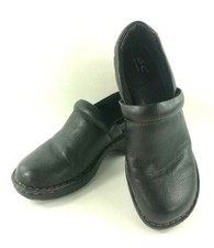 Born BOC Womens US Size 8 / 39 EU Black Pebble Clogs BC3632. Z