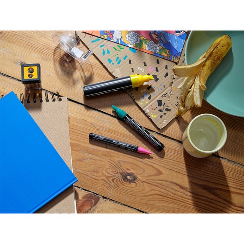 Acrylmarker STABILO FREE Acrylic T800C Keilspitze 4-10mm farblich sortiert - Imagen 11 de 25