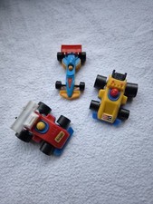 3 Rennwagen Miniaturautos 5cm Vintage Nesquik