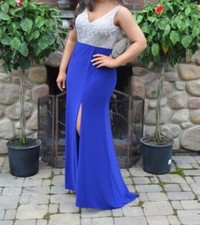 Beautiful sparkle top prom dress