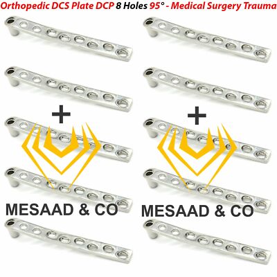 OR Grade Orthopedic DHS 135° Degree DCP Platz 10 - 8Holes 4.5mm Surgery Trauma