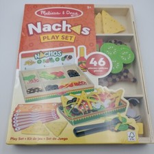 Melissa  Doug Nachos Play set Game Wooden Pieces Ages 3 Playtime Pretend