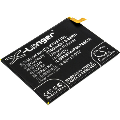 3,85V Akku für ZTE Blade V8 Lite Dual SIM Li3925T44P6h765638 2500mAh NEU