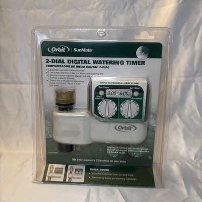 NEW Orbit SunMate 2 Dial Digital Watering Timer Model 62040 NEW