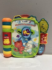 Vtech Rhyme  Discover Book Heavy Duty Musical 8" Plastic Nursery Rhymes TESTED