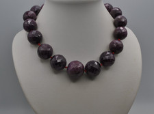 Rubin Kette – Echter Edelstein | Leuchtender Naturstein Schmuck