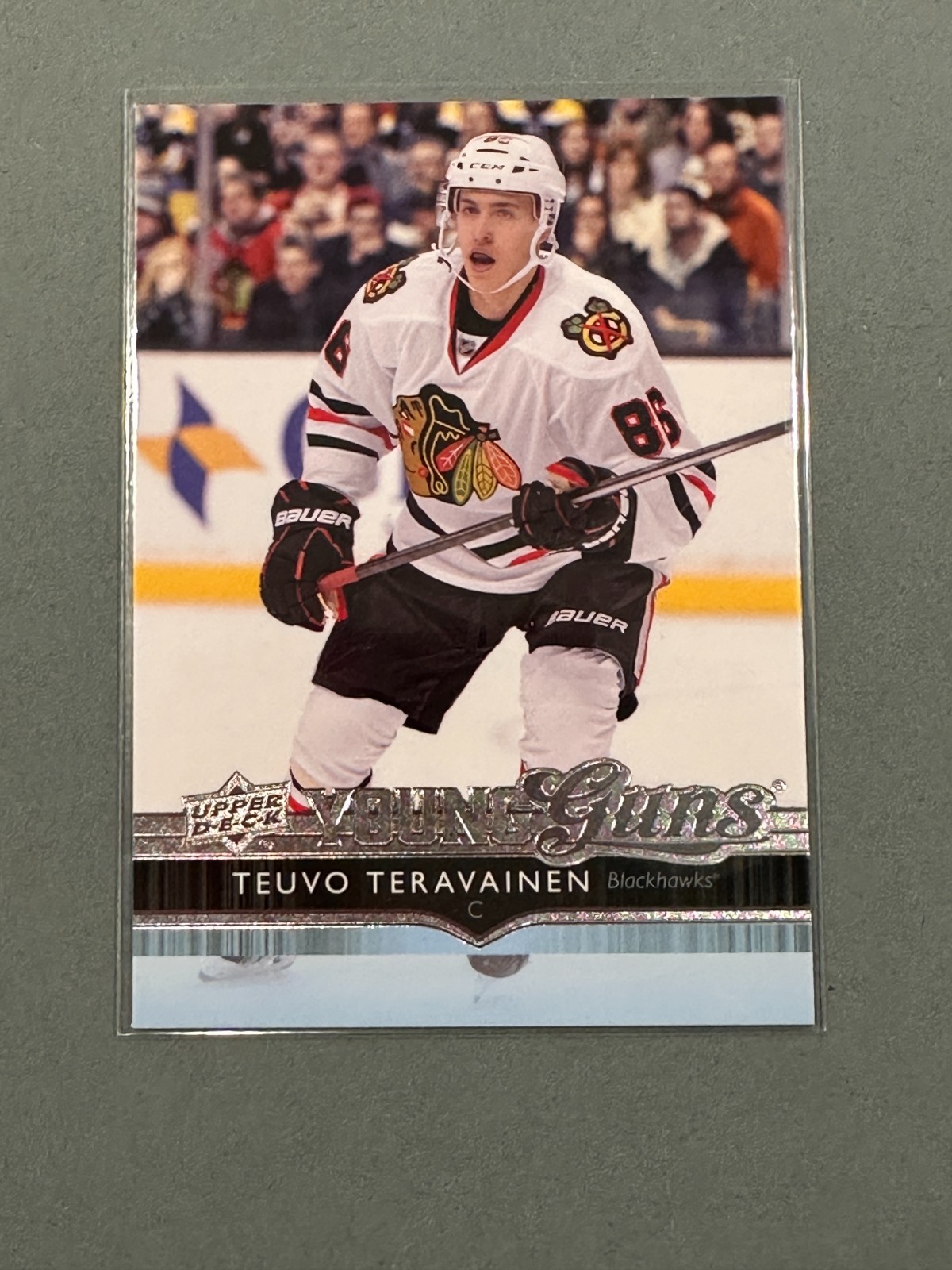 Teuvo Teravainen 2014-15 Upper Deck Young Guns #214 SP RC Rookie Blackhawks