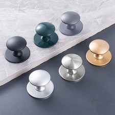 Self Adhesive Door Knob No Drilling Required Simple Cabinet Stick On Handle