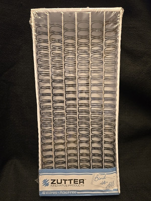 Zutter Binder Wire - Set of 6 ''  new - 3/4 Black 2653