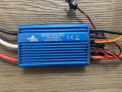 USED Dynamite DYNM3820 80A Brushless Marine ESC: Dual Battery