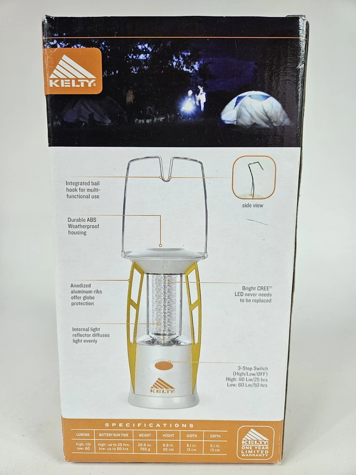 ¡NUEVO! LINTERNA LED KELTY CAMPING Impermeable Portátil Tienda Luz Exterior Jardín Foto 3 de 4