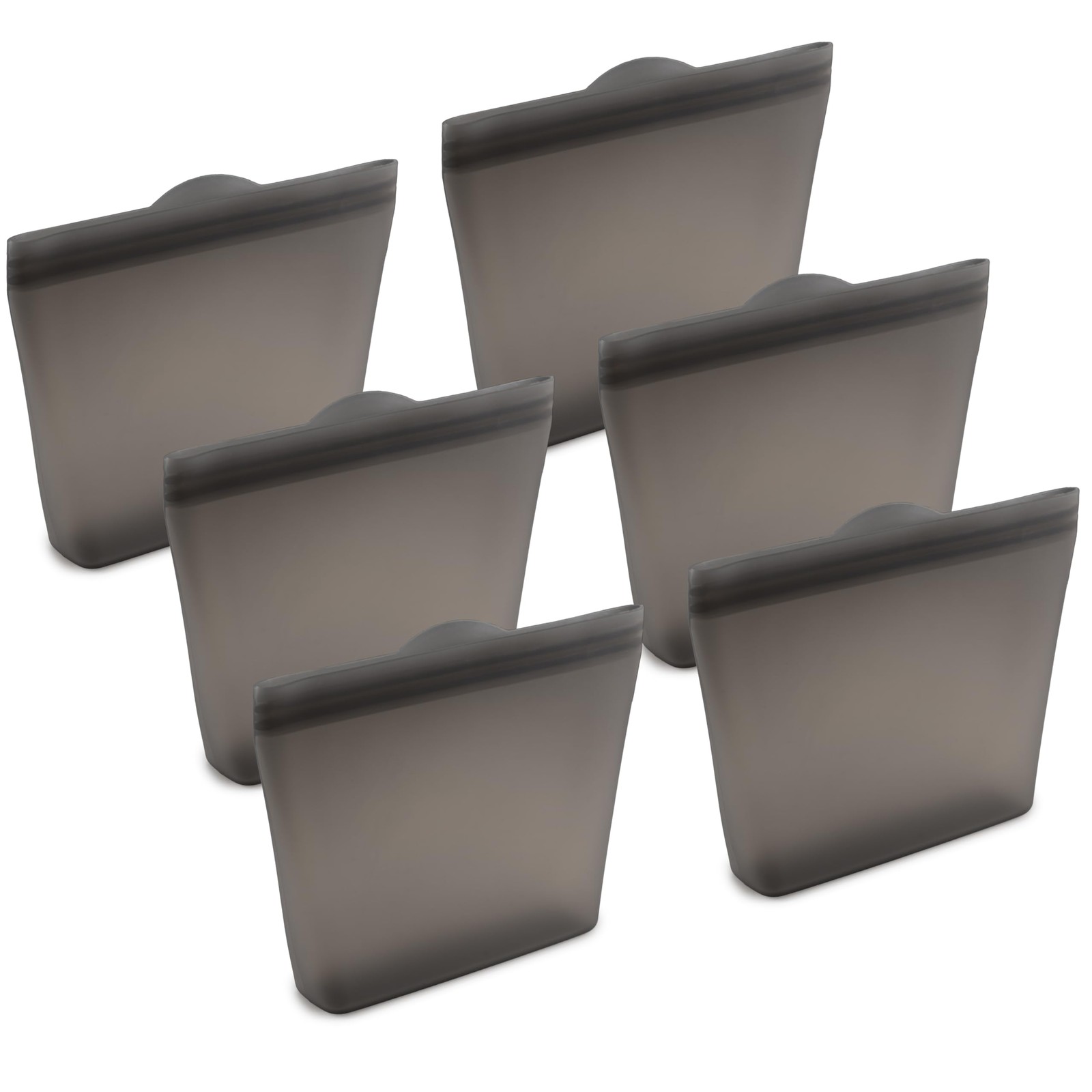 Reusable Silicone Sandwich Bags Set of 6 6