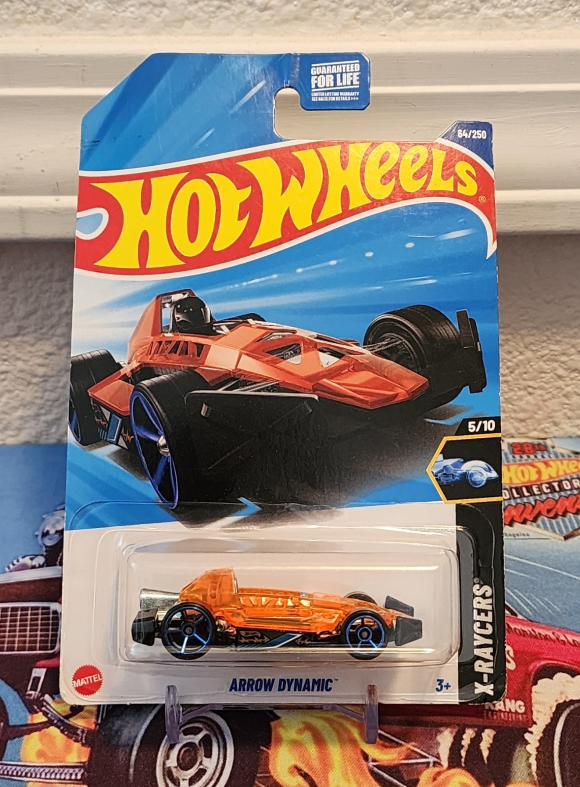 🔥 2025 Hot Wheels Arrow Dynamic Orange 64/250 X-Raycers 5/10🔥 
