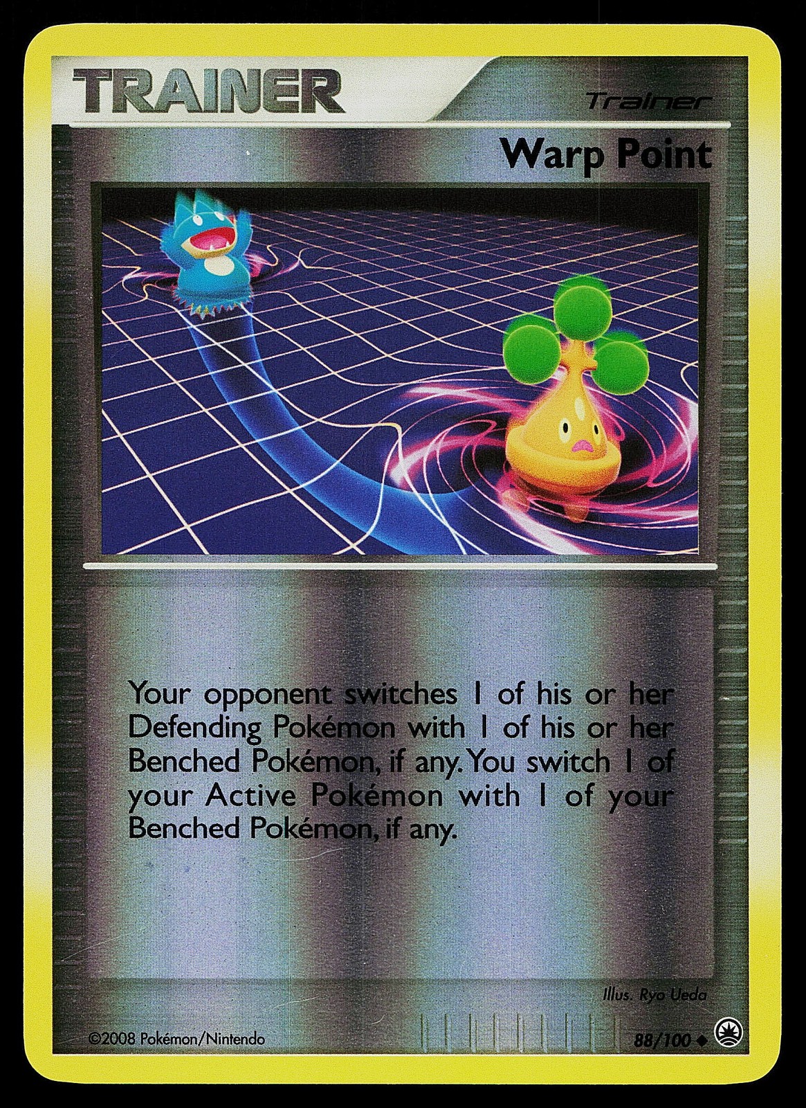 Pokemon Card - Warp Point Majestic Dawn 88/100 Common Reverse Holo