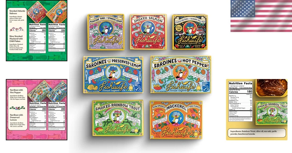 Exquisite Tinned Seafood Collection | Omega-3 & High Protein - Image 2 of 4