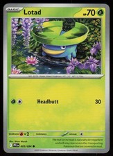 Lotad 005/094 Common Phantasmal Flames Pokemon Near Mint