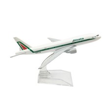 1:400 16cm Alitalia B777 Plane Model Alloy Aircraft Diecast Airplane Ornaments d
