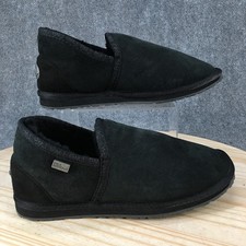EMU Australia Platinum Ashford Slippers Mens 11 Womens 12 Slip On Comfort Black