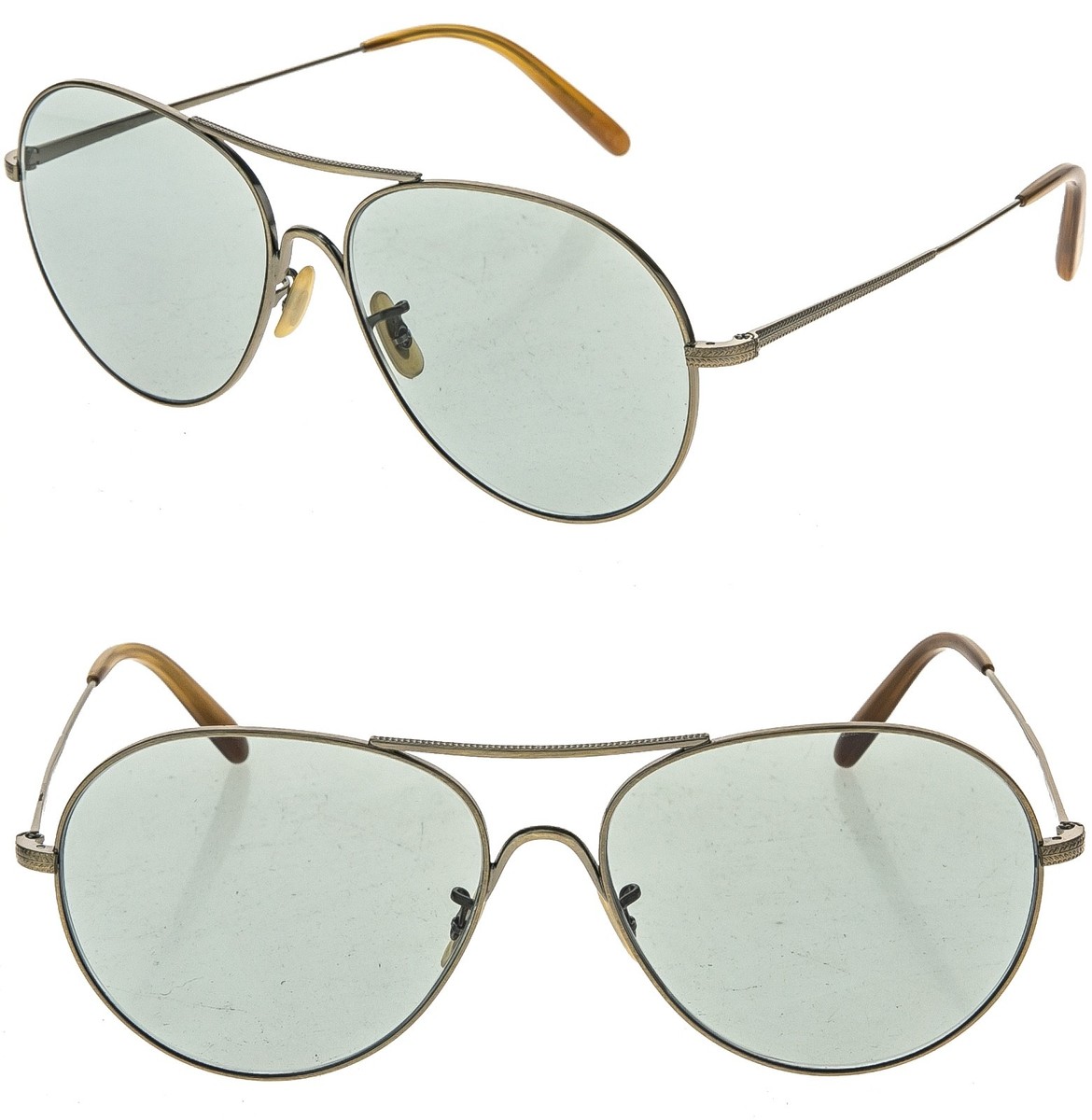 Oliver Peoples OV1218S ROCKMORE 1218 Antique Gold Green Metal