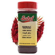 Sadaf Sumac spice ground - Pure sumac seasoning 11 Ounce Pack of 1 , berry