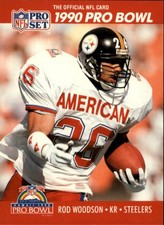 Rod Woodson 1990 Pro Set Pro Bowl Card 377