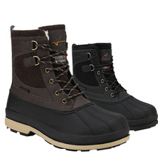 Men's Insulated Waterproof Winter Snow Boots Warm Outdoor Boots Wide Size