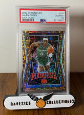 2022 Panini Marquee #251 Jalen Duren Asia Gold /8 PSA 10 Rookie RC Pistons