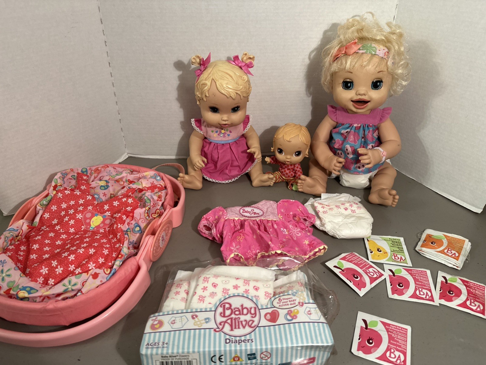 Vtg 2007 Baby Alive Learns Potty WORKING 2006 Sip Slurp Acce
