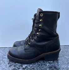 Chippewa Black Logger Lea Waterproof Insulated Boots 73015 Men’s Size 7.5