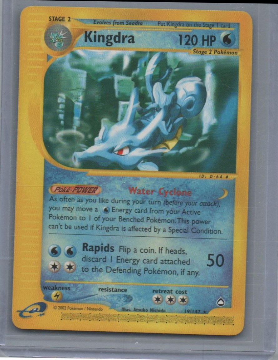 Kingdra (19) - #019/147 Aquapolis Rare - Normal NM