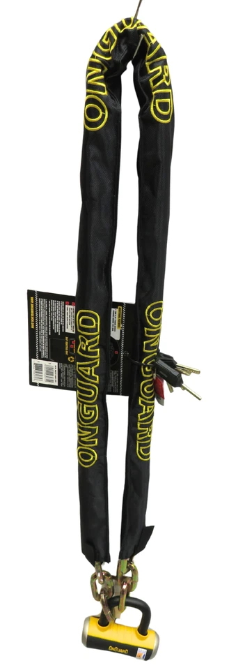 OnGuard Chain Lock 1800 x 10mm Mastiff 8019L gold secure cycle motorbike - Image 2 of 4