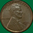 1929-S Lincoln Wheat Cent Uncirculated UNC Coin #36837